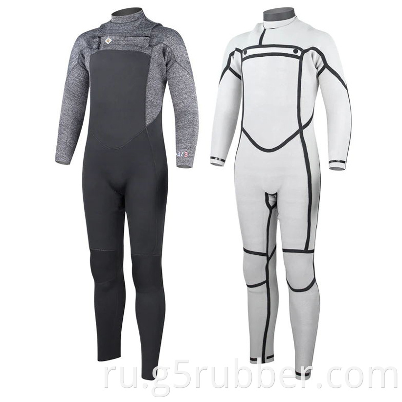 Mens 4 3mm Chest Zip Wetsuit Gbs8